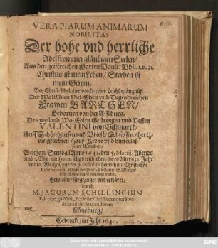 Vera Piarum Animarum Nobilitas