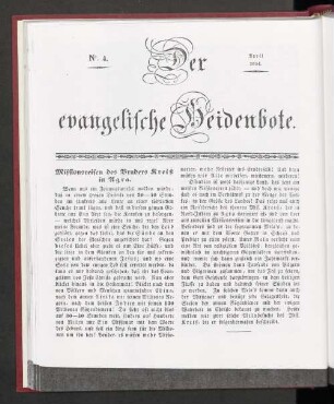N°. 4. April, 1844