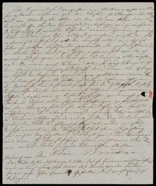 Brief von Bettina von Arnim an Siegmund von Arnim