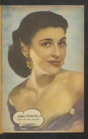 Dora Ferreiro (actriz del teatro del aire) - [Fotografía]