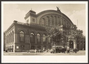 Ansichtskarte Anhalter Bahnhof mit Vorplatz