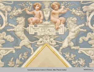 Ausmalung des Treppenhauses im Palazzo Grifoni Budini Gattai