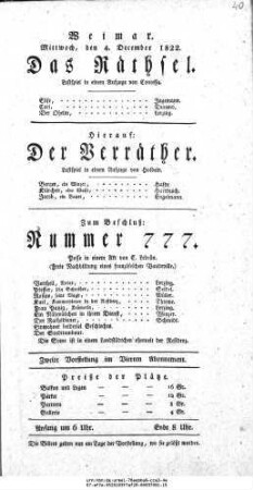 Der Verräther