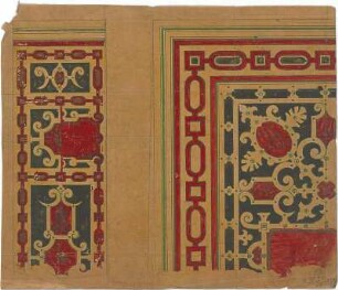 Gmelin, Leopold; Sammlung Gmelin: Handzeichnungen - Folio 5 - Dekoration (Detail)