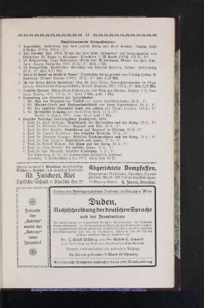 Empfehlenswerte Kriegsliteratur