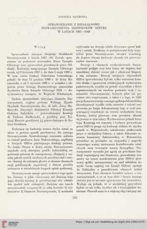 51: Sprawozdanie z działalności Stowarzyszenia Historyków Sztuki w latach : 1987-1988