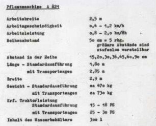 Pflanzmaschine
