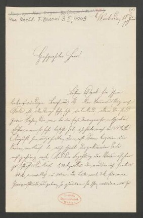 Brief an Ferruccio Busoni : 18.06.1895