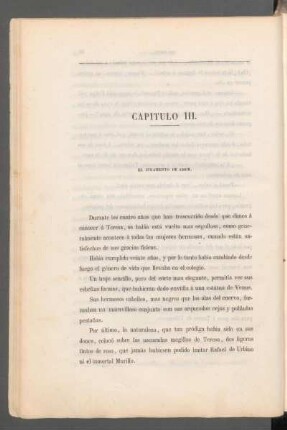 Capítulo III. - El juramento de amor.