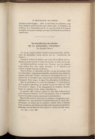 La scintillation des etoiles est un phenomene entoptique.