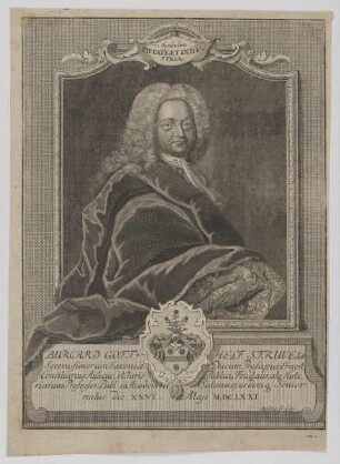 Bildnis des Burcard Gotthelf Struve