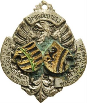 Dresden - 33. Jahresversammlung des Deutschen Vereins von Gas- und Wasserfachmännern