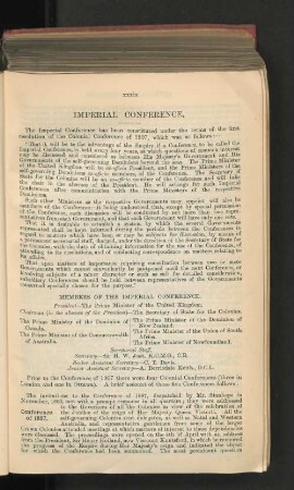 The Imperial Conference