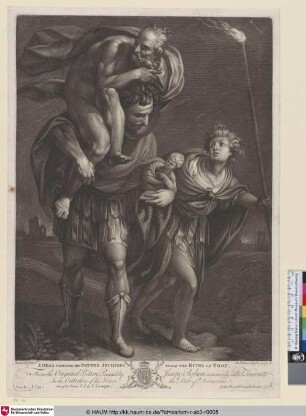 [Flucht des Aeneas aus Troja]