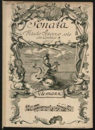 Sonaten; fl, cemb; G-Dur; TWV 41: G 4