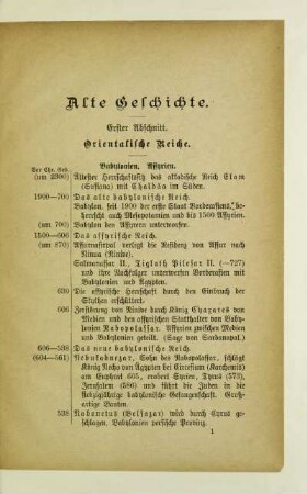 Alte Geschichte