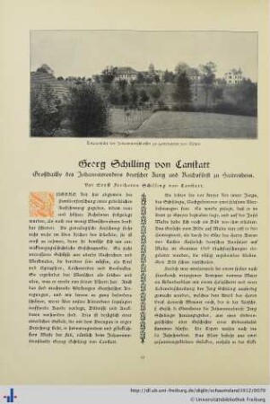 Georg Schilling von Canstatt, Großbailly des Johanniterordens deutscher Zung und Reichsfürst zu Haitersheim.