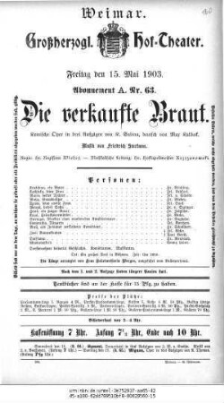 Die verkaufte Braut