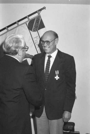 Verleihung des DRK-Ehrenzeichens an Bürgermeister Prof. Dr. Gerhard Seiler