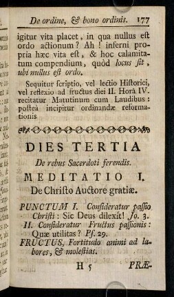 177-260, Dies Tertia