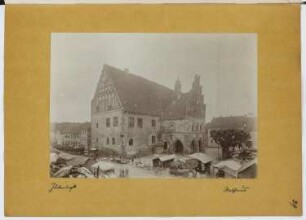 Rathaus, Jüterbog: Ansicht (aus: Skizzen- und Fotoalbum 12)