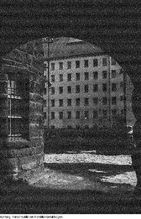Dresden, Südvorstadt, Münchner Platz 3. Umbau des Landgerichts zur Lehrstätte der Technischen Hochschule Dresden (ab 1961: Technische Universität Dresden (TUD)), 1959/60
