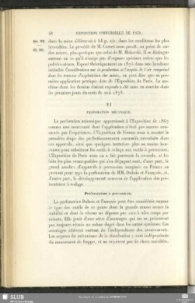 VI Perforation Mécanique