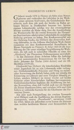 Ghibertis Leben