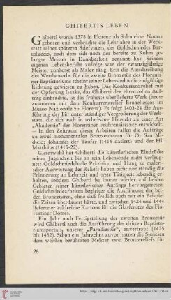 Ghibertis Leben
