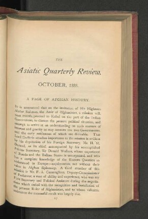 A page of Afghan history.