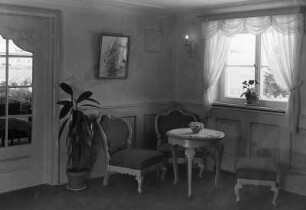 Ofterschwang. Hotel? "Sonnenalp". Sitzecke im Barockzimmer