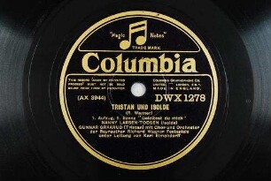 Tristan und Isolde : 1. Aufzug, 5. Szene "Geleitest du mich" / (R. Wagner)