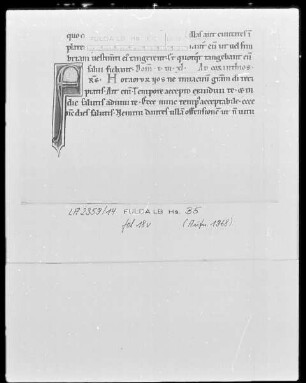 Lectionarium Missae — Initiale F, Folio 18verso