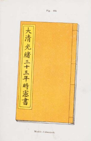 Fig. 164. Modèle d'almanach