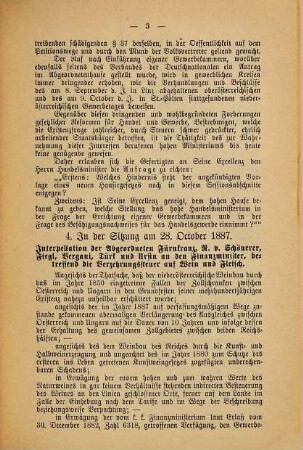 Reden und Anträge des Abgeordneten Georg von Schönerer, gehalten und gestellt im Abgeordnetenhause des Reichsrathes in der X. Session zwischen dem .... 3