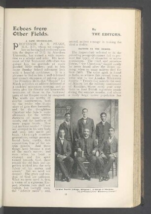 Echoes from other fields