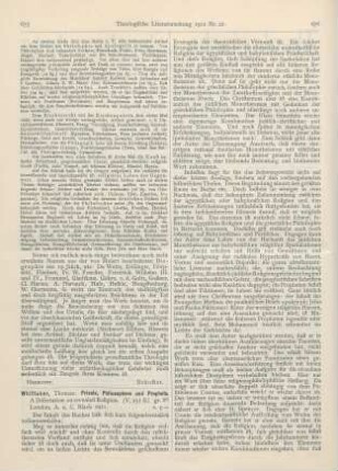 675-677 [Rezension] Whittaker, Thomas, Priests, Philosophers and Prophets