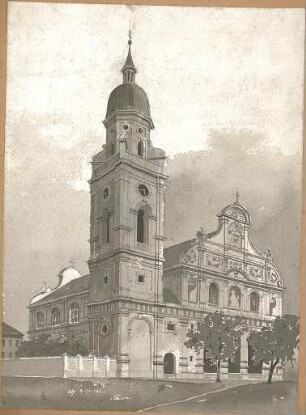 Kempfle, Matthias; Günzburg; München; Schwaben; Illustrationen - St. Josephskirche in München (Perspektive)
