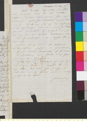 Brief von Soemmerring, Samuel Thomas an Goethe, Johann Wolfgang von