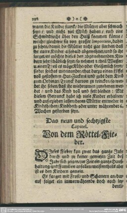 Das neun und sechtzigste Capitel. Von dem Röttel-Fieber