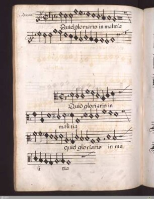 De Vento : Quid gloriaris in malitia