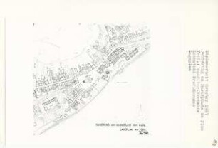 Sanierung am Marktplatz, Plön (Diplomarbeit bei Bernhard Hermkes): Lageplan 1:1000