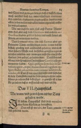 Das VII. Hauptstück.