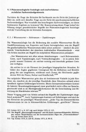 4.3.1 Wissensvorrat - Relevanzen - Typisierungen