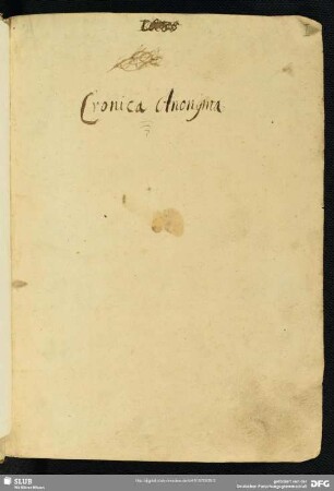 Annalen zur Geschichte Venedigs (849-1445) - Mscr.Dresd.F.160
