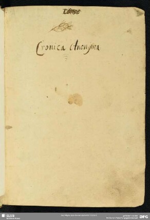 Annalen zur Geschichte Venedigs (849-1445) - Mscr.Dresd.F.160