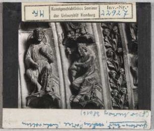Chartres, Kathedrale: Südquerhaus, rechtes Portal, Archivolten