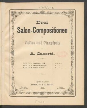 Nr. 3: Melodie italienne