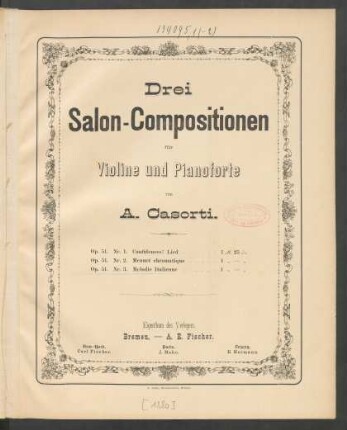 Nr. 3: Melodie italienne
