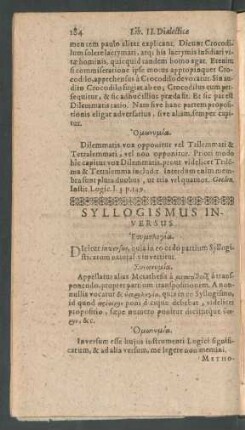 Syllogismus Inversus.